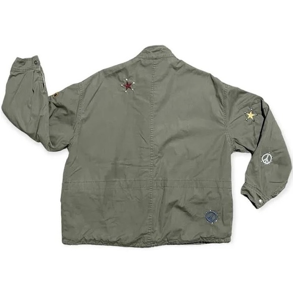 Patched jacket green - Picture 11 of 13